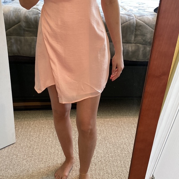 Sadie & Sage Pink Wrap Dress - Picture 2 of 6